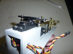 Rudder servos assembly (16)